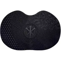 Luvia Cosmetics Brush Cleansing Mat Black Borstrengöringsmedel 1 st