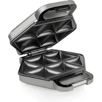 Princess Snack-Maker Smörgåsjärn Non-stick-beläggning, BPA-fri, Överhettningsskydd Silver
