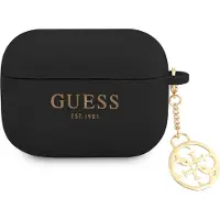 GUESS 4G Charm AirPods Pro Silikonskal - Svart