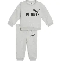 Puma Träningsoverall 'Essentials' gråmelerad / svart