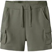 Name it Sweatshorts - Noos - NmmOli - Dusty Olive - - 2 år (92) - Shorts