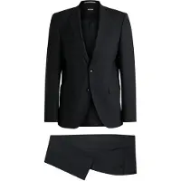 BOSS Two-piece regular-fit suit in stretch wool