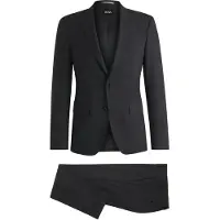 BOSS Two-piece slim-fit suit in stretch wool