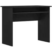 vidaXL Skrivbord svart ek 90x50x74 cm konstruerat trä