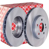 FEBI BILSTEIN Bromsskiva 43861 fram, ventilerad, 1 Stycke
