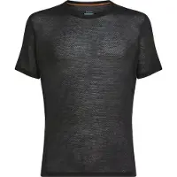 Icebreaker - Underställ - M Merino Blend 75 Cool-Lite Featherlight SS Crewe Black för Unisex - Storlek XL - Svart