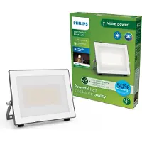 Philips utomhus LED-spot Lois UE flood, 24 W, 3 000 K, IP65 flood, Svart, Aluminium / grå / zink, LED-utomhuslampa