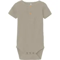 Name it Sparkdräkt/body 'NBMKab' mörkbeige