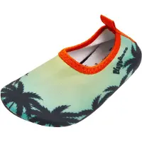 Playshoes Strand-/badsko mörkblå / pastellgul / orange