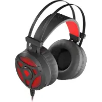 Genesis Neon 360, Kabel, Spela, 20 - 20000 hz, 390 g, Headset, Svart, Röd