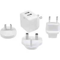 StarTech.com Dubbelport Usb-väggladdare 17w/ 3.4a