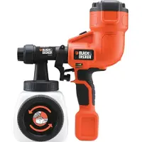 Black & Decker HVLP200-QS, Målning, Universal, Svart, Röd, Vit, 1 styck, AC