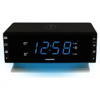 Blaupunkt CR55CHARGE, Klockradio, Digital, FM, PLL, LED, Svart, DC/Batteri