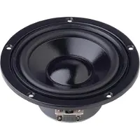 Visaton VS-W130S/8, 50 W, 80 W, 8 ohm (O), 39 - 12000 Hz, Sort, 146 mm