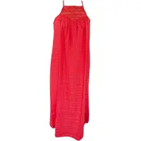 Superdry Lace Halter Beach ärmlös Lång Klänning
