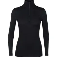 Icebreaker Women's 200 Oasis Longsleeve Half Zip Black