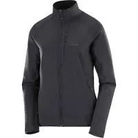 Salomon - Fleece dam - Sntial Lightwarm Fz W Deep Black för Unisex - Storlek M - Svart
