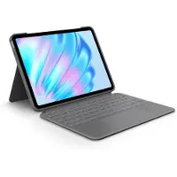 Logitech Combo Touch Tangentbord med Bookcover Apple iPad Air 13-inch (M2) 33 cm (13) BookCase Grå