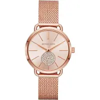 Michael Kors Damklocka - - Portia Rose MK3845 - Kvarts - Vattentålighet 3 Atm - Chic Design