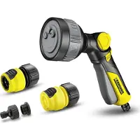 Kärcher Plus - Spraypistol - 4 delar - med vattenstopp - lämplig för 13 mm (1/2), 15 mm (5/8), 19 mm (3/4) slangar