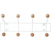 Goodhome vägghängare SATURNUS, träkulor, 34 cm