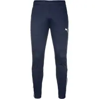 Puma Träningsbyxor teamLIGA - Navy/White, storlek Medium