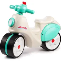 NSH Nordic Strada första års scooter gräddvit och grön FALK (808-014)