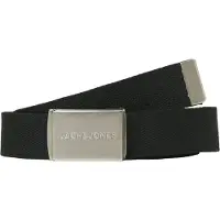 Jack & Jones Bälte 'JACLondon' svart / silver
