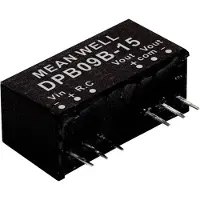 MEAN WELL DPB09C-12 DC/DC-omvandlar-modul 375 mA 9 W Antal utgångar: 2 x Innehåll 1 st