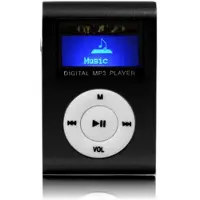 24hShop MP3-spelare med LCD-display, minneskortsläsare och clips