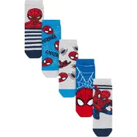 Next Sockor marinblå / azur / gråmelerad / röd