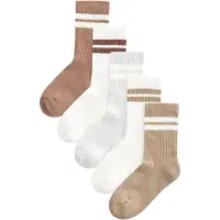 Next Sockor brokad / ljusgrå / vit