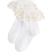 Next Sockor 'Bridesmaid' beige / vit