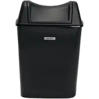 Katrin 92223, 8 l, Rektangulär, Plast, Svart, Manuell, 240 mm