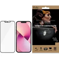 PanzerGlass iPhone 13 Mini Case Friendly Swarovski CamSlider Skärmskydd - 9H - Svart Kant