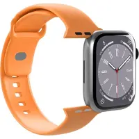 Puro ICON - KlocKräm för smart klocka - S/M och M/L storlek - aprikos - för Apple Watch Hermès Series 12, Hermès Series 9, SE 3, Series 10, Series 11, Series 12