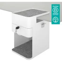 Dataflex Bento desktop locker, 500, wei Utdragbar bordslåda Vit