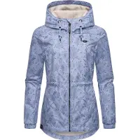 Ragwear Funktionsjacka 'Dankka Spring' rökblå / himmelsblå