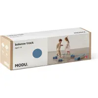 Modu Balancebane - 17 Delar - Deep Blue/Sky Blue - - One Size - Tumlingdjur