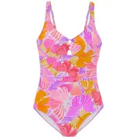 Sunseeker Baddräkt aqua / gul / plommon / rosa