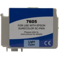 WL Bläckpatron, ersätter Epson T7605, ljus cyan, 32 ml