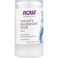 Now , Lösningar, Naturlig Deodorant Stick, 4,25 oz (120 g)