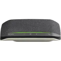 Poly Sync 10 - Högtalartelefon (handsfree) - kabelansluten - USB-A, USB-C - silver