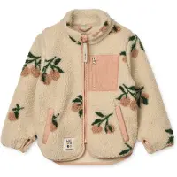 Liewood Fleecejacka - Nolan - Peach/Sea Shell - - 1 år (80) - Fleecejacka