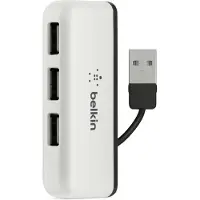 Belkin F4u042bt Usb 2.0 Travel Slim 4 Port Hub