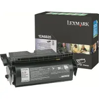 Lexmark 12A6835 svart toner hög kapacitet (original)
