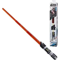 Star Wars Ljusstav Forge Darth Vader Elektronisk Förlängbar Röd Ljusstav, Anpassningsbar Rollspelsleksak för Barn 4+