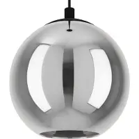 Eglo Hänglampa Ariscani, dimbar, Svart, Vardagsrum / matsal, Glas, Modern, Pendellampa
