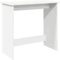 vidaXL Skrivbord vit 80x40x75 cm konstruerat trä