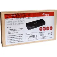 Equip Ultrasmal Hdmi-splitter 4 Portar